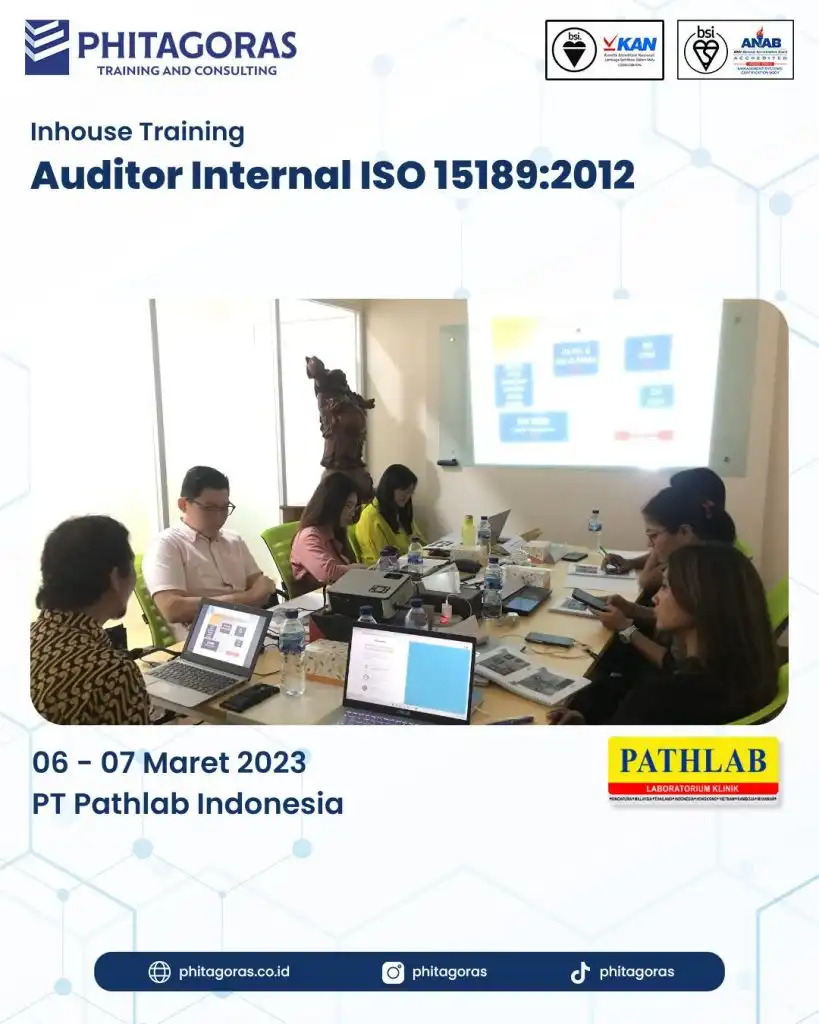 Inhouse Training Auditor Internal Iso Pt Pathlab Indonesia