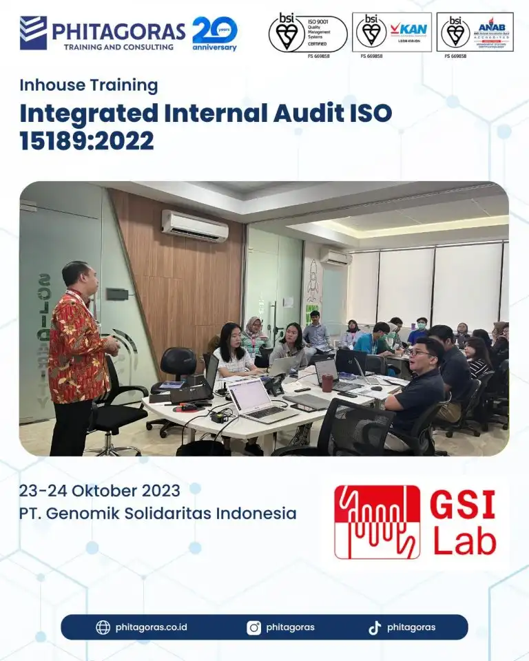 Inhouse Training Integrated Internal Audit Iso Pt Genomik