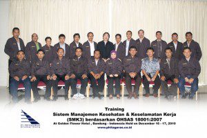 training SMK3 di Hotel Golden Flower, Bandung 16 - 17 Desember 2010