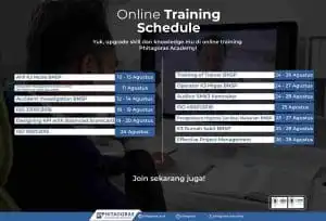 Jadwal Online Training Agustus