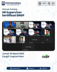Inhouse Training HR Supervisor Sertifikasi BNSP - Cargill Tropical Palm