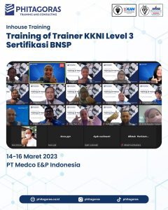 Inhouse Training Training of Trainer KKNI Level 3 Sertifikasi BNSP - PT Medco E&P Indonesia