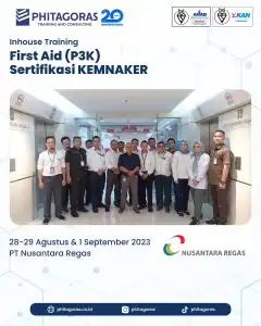 Inhouse Training First Aid (P3K) Sertifikasi KEMNAKER - PT Nusantara Regas