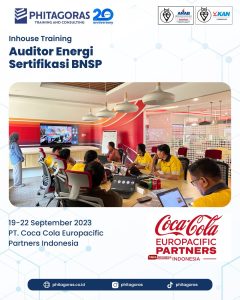 Inhouse Training Auditor Energi Sertifikasi BNSP - PT. Coca Cola Europacific Partners Indonesia