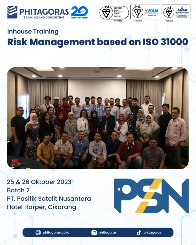 Inhouse Training Risk Management Based On ISO 31000 - PT. Pasifik ...