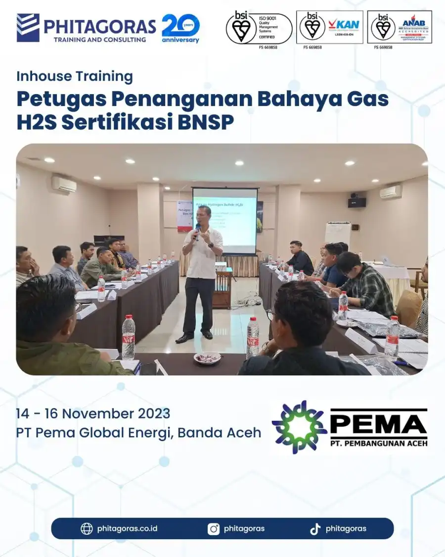 Inhouse Training Petugas Penanganan Bahaya Gas H2S Sertifikasi BNSP ...