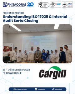 Proyek Konsultasi Understanding ISO 17025 & Internal Audit serta Closing - PT Cargill Gresik