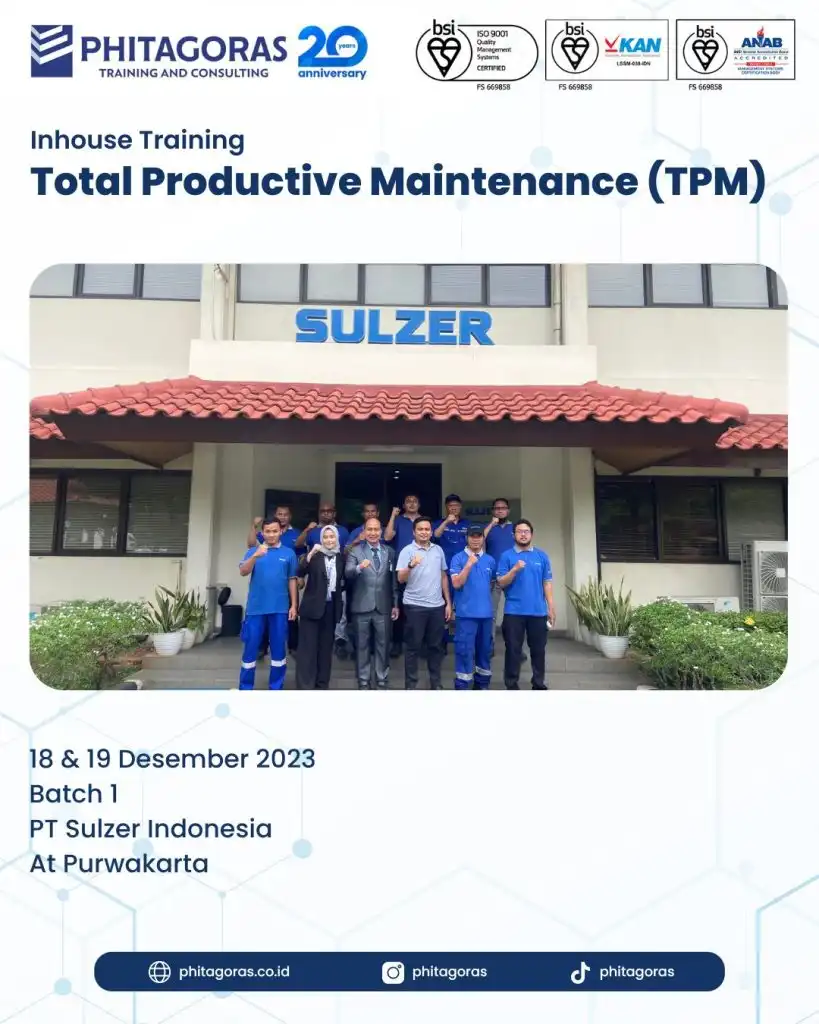 Inhouse Training Total Productive Maintenance (TPM) - PT Sulzer ...