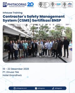 Inhouse Training Contractor's Safety Management System (CSMS) Sertifikasi BNSP - PT. Elnusa Tbk