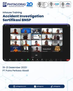 Inhouse Training Accident Investigation Sertifikasi BNSP - PT Putra Perkasa Abadi