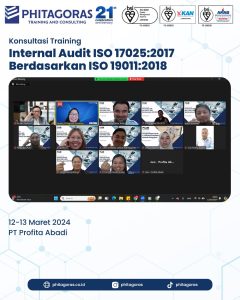 Konsultasi Training Internal Audit ISO 17025:2017 Berdasarkan ISO 19011:2018 - PT Profita Abadi