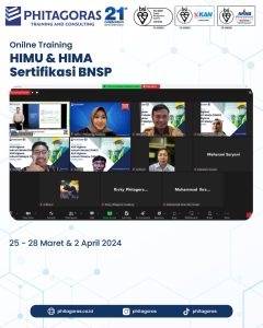 Public Online Training. HIMU & HIMA BNSP, 25 - 28 Maret & 2 April 2024
