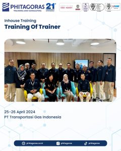 Inhouse Training Of Trainer - PT Transportasi Gas Indonesia