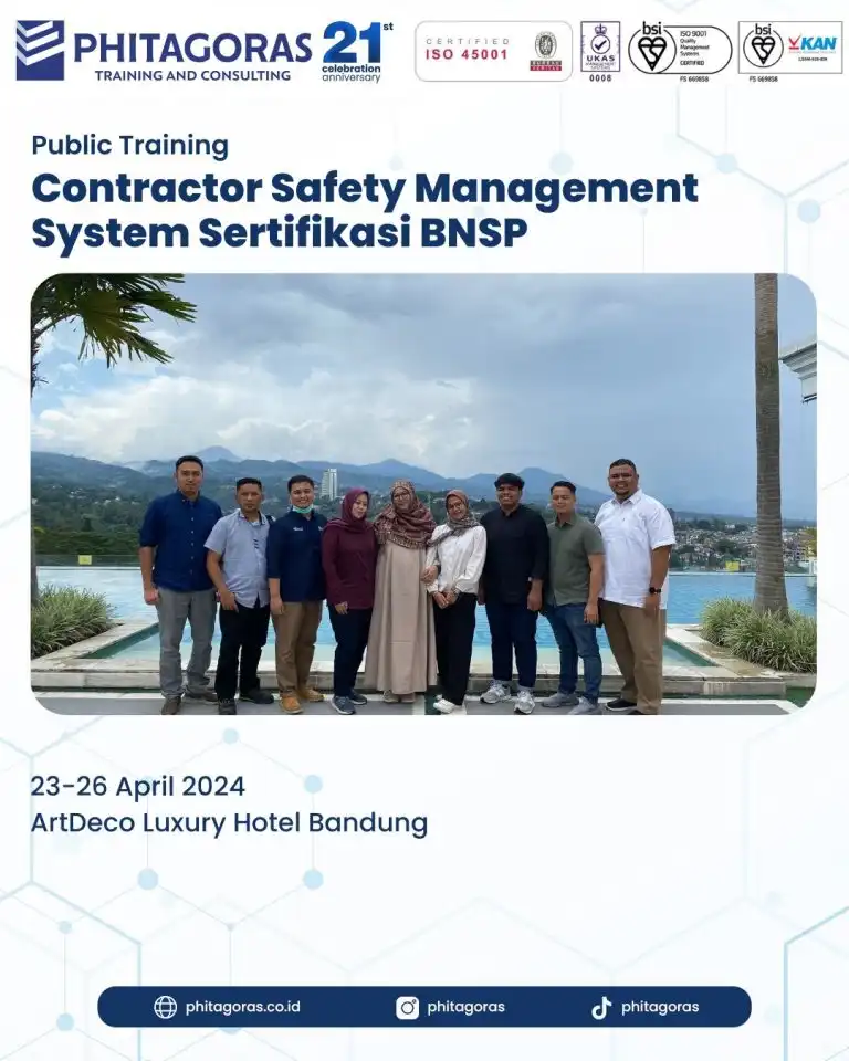 Public Training Contractor Safety Management System Sertifikasi BNSP 23 ...