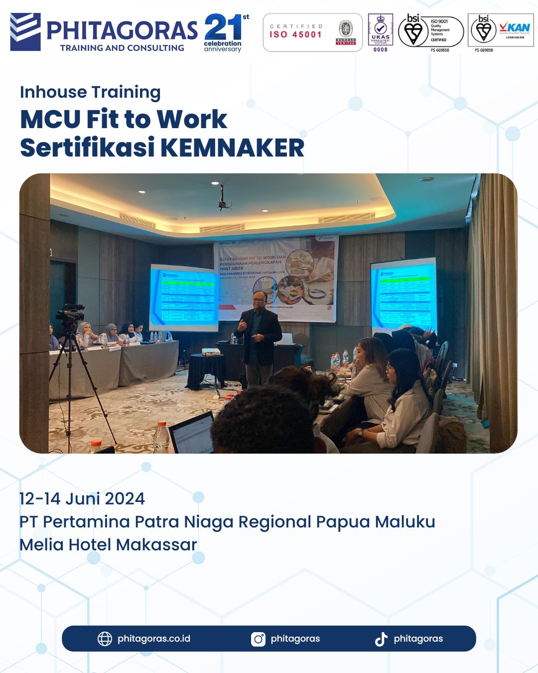 MCU fit to work Kemnaker - PT Pertamina Patra Niaga Regional Papua Maluku