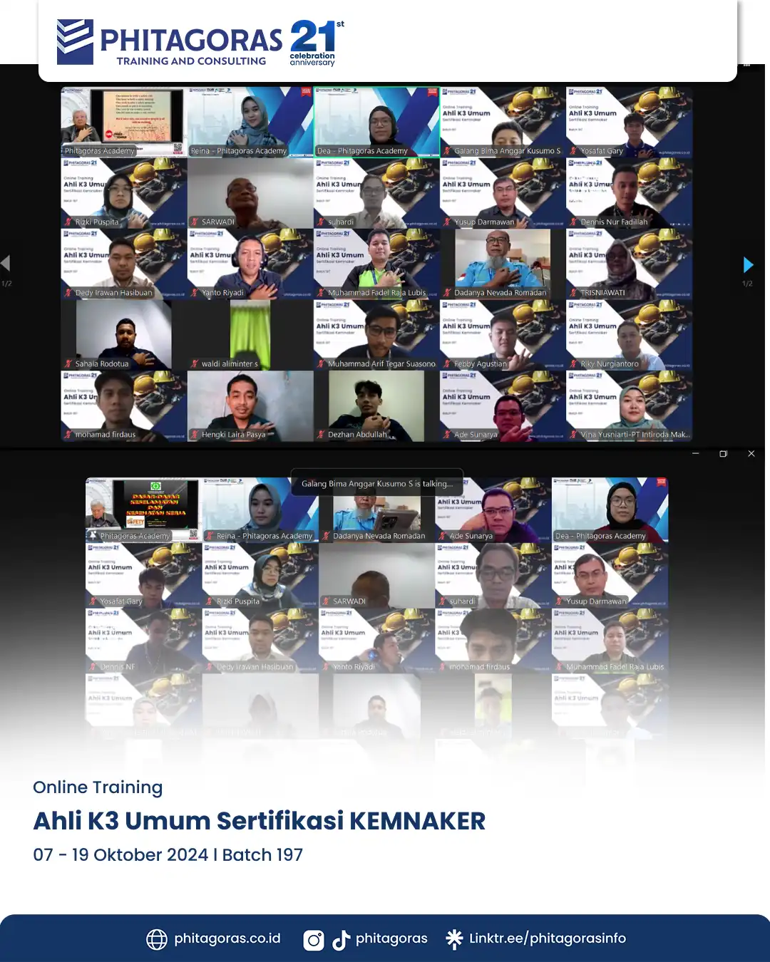 Online - AK3U Batch 197 Sertifikasi KEMNAKER, 7 - 19 Oktober 2024 (1)