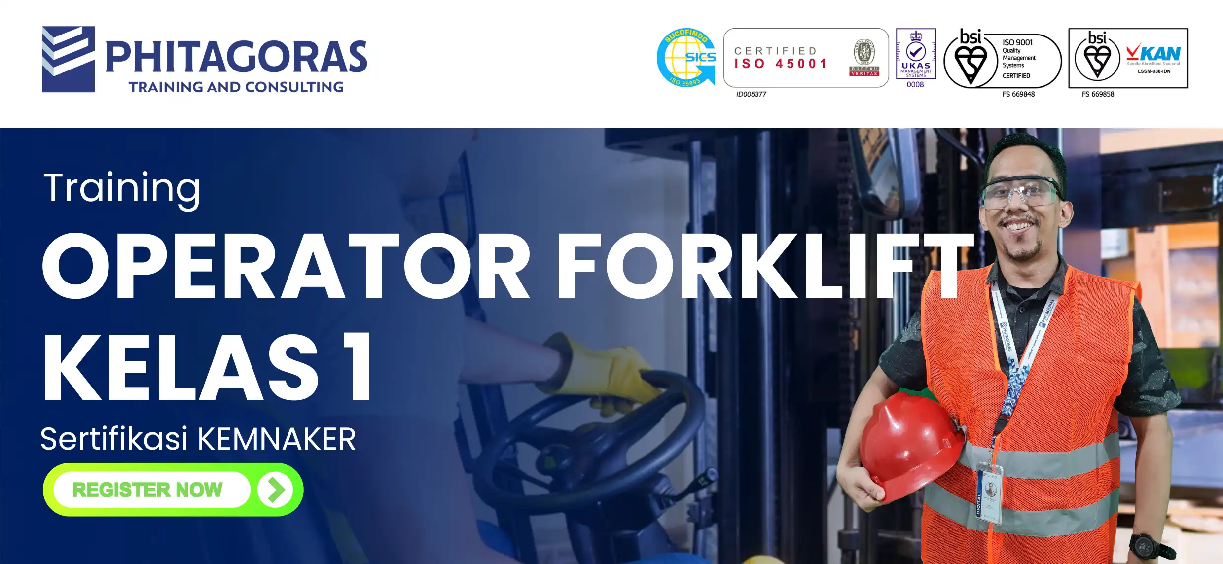 Operator Forklift Kelas 1