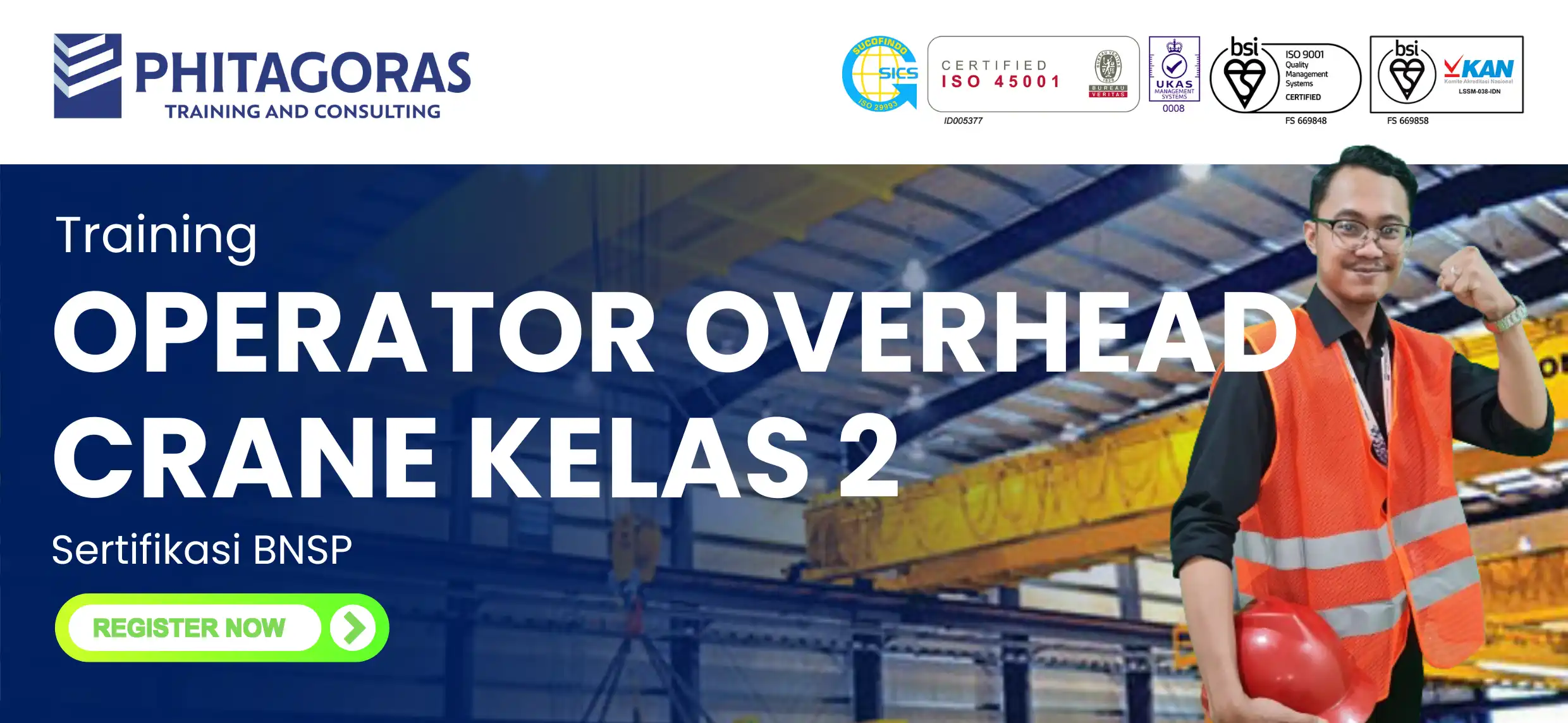 Operator Overhead Crane Kelas 2 KEMNAKER