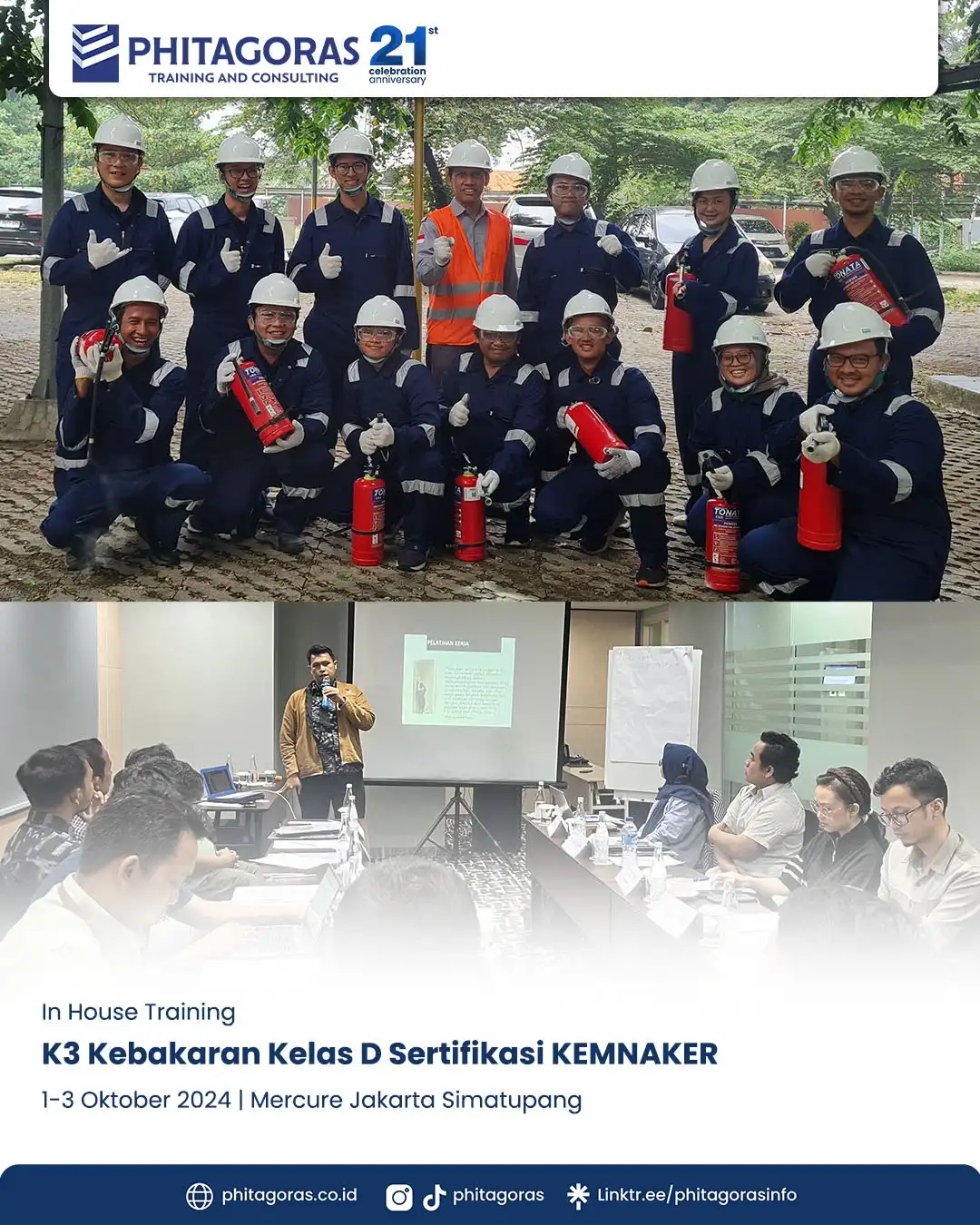 Public Training K3 Kebakaran Kelas D sertifikasi KEMNAKER