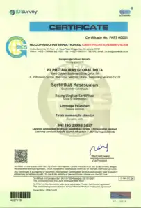 Sertifikat ISO 29993-1