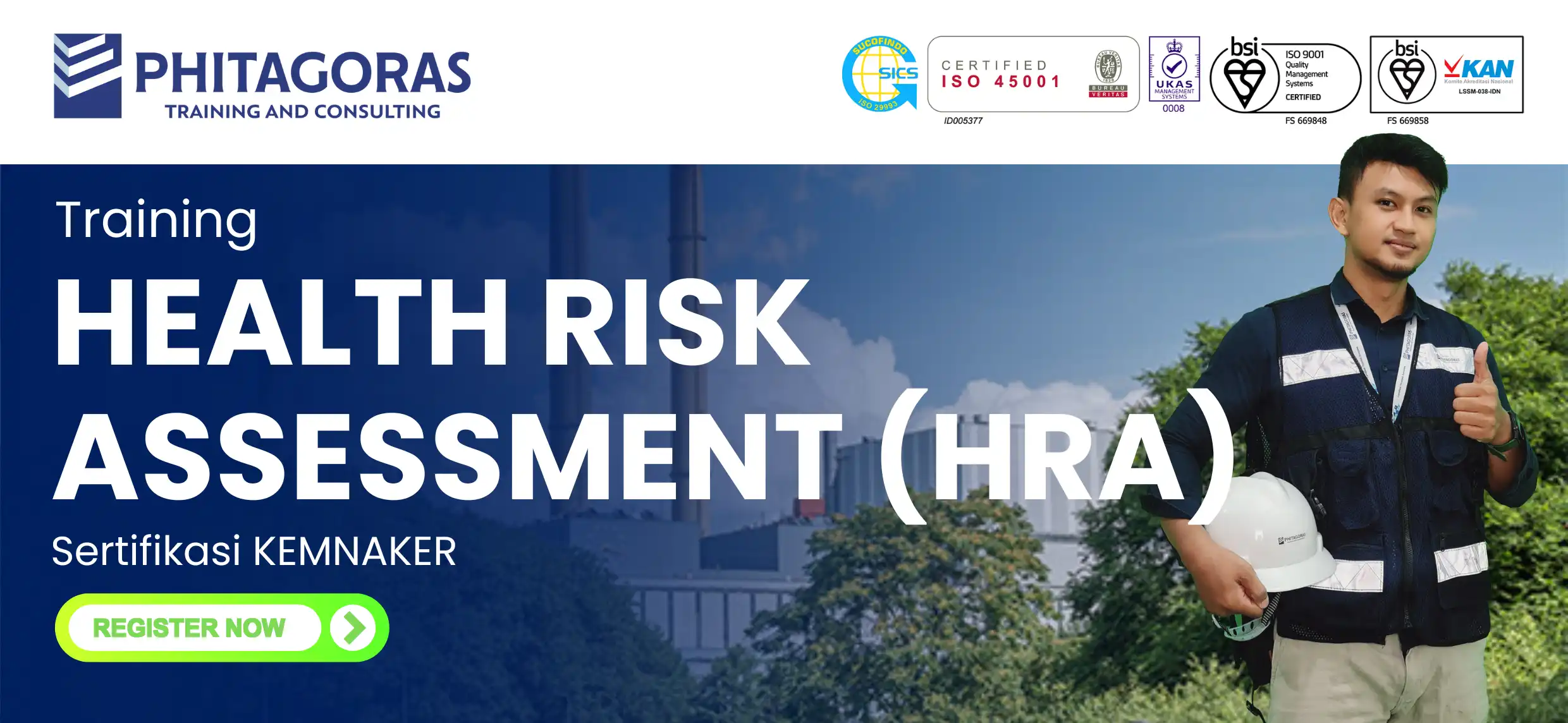 Training Health Risk Assessment (HRA) Sertifikasi KEMNAKER