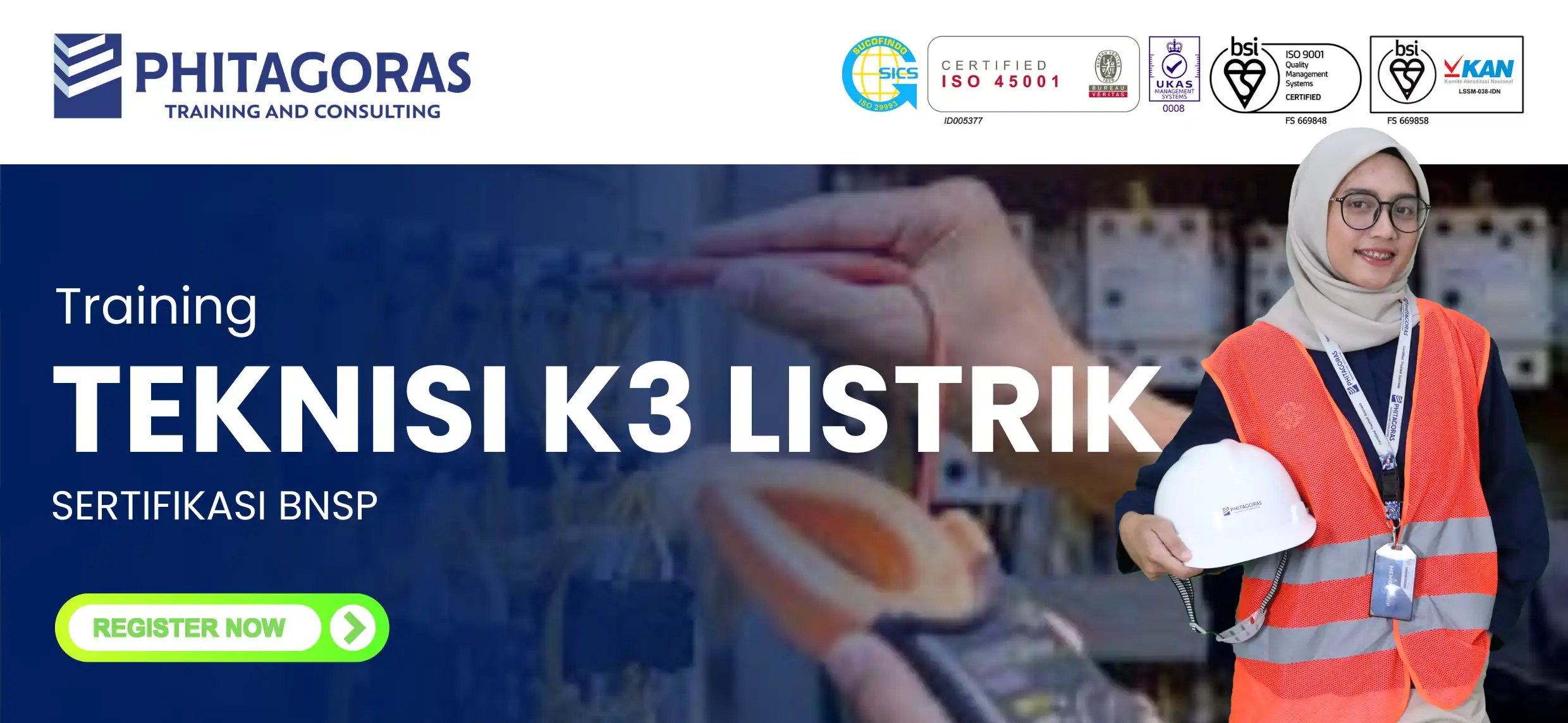 pelatihan Teknisi K3 Listrik Sertifikasi BNSP 